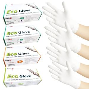 [에코글러브] 프리미엄 라텍스 장갑 100매 요리/미용/의료/청소 다양사이즈