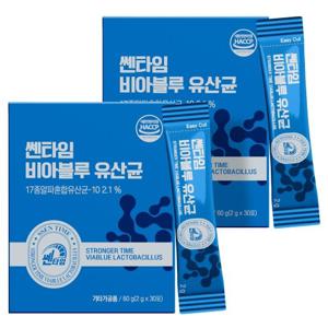[쎈타임] 비아블루 유산균 2박스 (박스당 2g x 30포) 2개월분