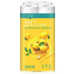 코디 키친타올150매 8롤 W9546F4