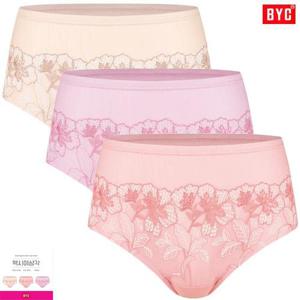 [BYC]화려한 앞판자수레이스 맥시여삼각팬티3매입WCR5486