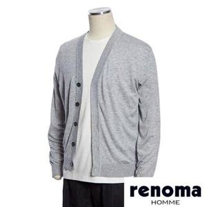 갤러리아_레노마 SS 베이직 단추 그레이 니트 가디건 RREPKT08A