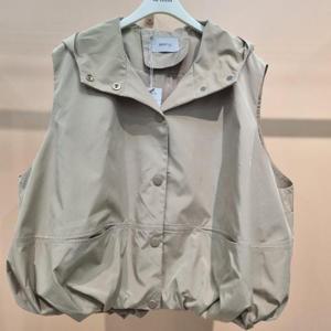 [라티움]Destijl HC34 봄 밑단퍼프 루즈핏 하이넥후드조끼 D2651vt01 (46122494)