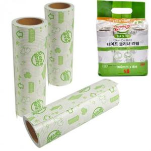 리필 테이프클리너 점착력 강력 16cmx8M 6개 WFLTLTO