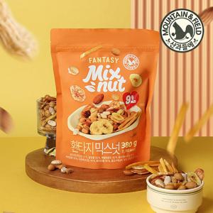 [산과들에] 9종구성 믹스너트 환타지믹스넛 380g x4봉