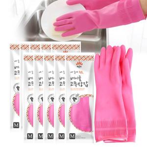 명진 베이글 고무장갑 (M) 10개