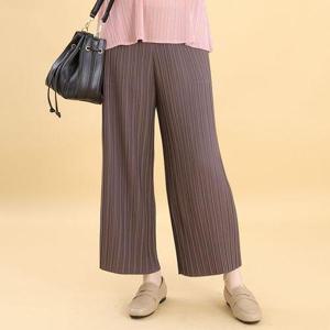 [애비뉴투지]엄마옷 플리츠 봄 가을 허리밴드 주머니 여성 긴 통바지 P02262 50대 60대 중년여성