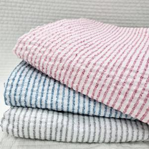 바숨 심플라인 시어서커 얇은 여름 홑이불 3개 세트