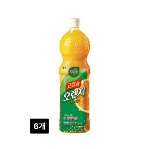 웅진 자연은 고칼슘 오렌지 1.5L x 6페트 과일음료