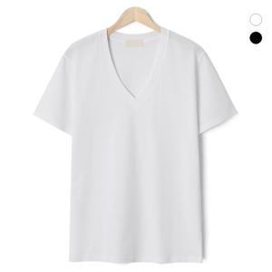 [MNC] 심플 깊은브이넥 반팔티 (MDBT518SR)