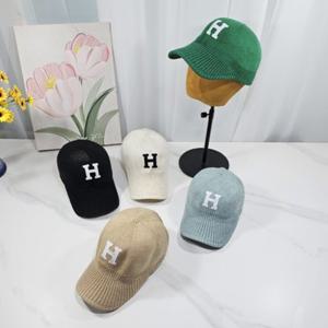 보스케 여성 골프 레터링 린넨 볼캡 데일리 모자 L020481