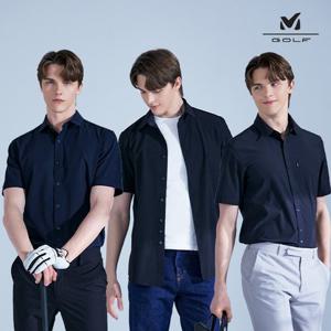 ★텐텐★[밀레골프] 에어홀 반팔셔츠 남성 3컬러 택1