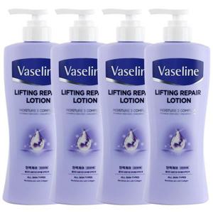 (4개)애경 바세린 리프팅 리페어 로션 450ml