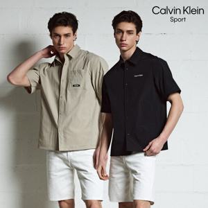 [CK스포츠] 25SS 썸머 우븐 반팔 남성 셔츠자켓 2종