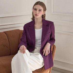 [로코엘라]모엔르 썸머 린넨 100 싱글 여성 자켓