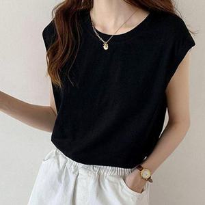 데일리 여성 민소매 나시티 루즈핏 여름 신상 티셔츠 WFHI89F