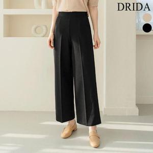 [드리다]봄 가을 여자 와이드 통 밴딩 빅사이즈 슬랙스 40-50대 중년여성 미시 엄마옷 고무줄바지 출근룩