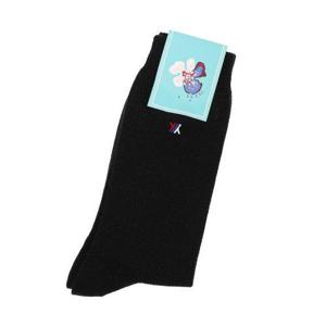 갤러리아_예작 양말 남성 정장 솔리드 중목 면100 YJ4MFS5901BK