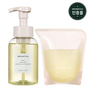 아로마티카 제스티 핸드솝 그레이프프룻 탠저린 300ml+리필 300ml