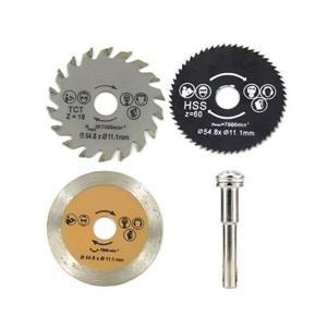 공구팜 HSS TCT 드레멜 임팩용 미니 원형톱날 4P세트