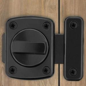 회전식 문 잠금장치 안전 고정쇠 블랙 WFL0B14