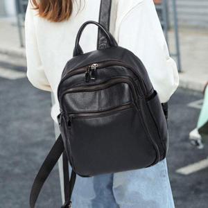 여성 천연 소가죽 클래식 백팩 직장백팩 여행백팩 WFL70J8