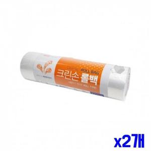 WL 롤타입 비닐백 특대 500매입 36X50cm x2개 비닐위생백 WFLPR81