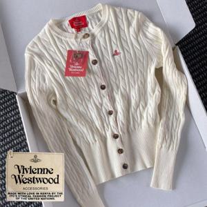 비비안웨스트우드 레드라벨 케이블 가디건