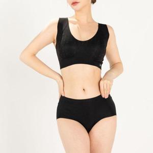 [아키]아키 편한 심리스브라 무봉제팬티 세트 1set - AK30