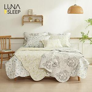 [루나앤슬립]26SS  플란넬 워싱 스프레드 3장+누빔베개커버 6장 세트