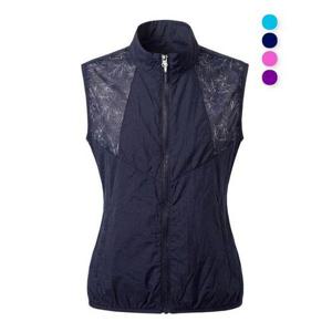 [노블진]Q 여성꽃나염조끼 여성 베스트 여름 메쉬 스판 쿨 기능성 얇은조끼