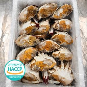 [바잘] HACCP 연평도 암꽃게 급냉 절단 2kg(12-20조각) [NPU]