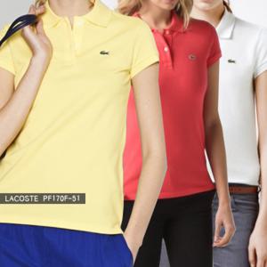 *무료배송*[라코스테]Women Short Sleeve 2Buttons Stretch Pique Polo