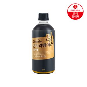 롯데칠성 칸타타 콘트라베이스 500ml x 24개 콜드브루 블랙