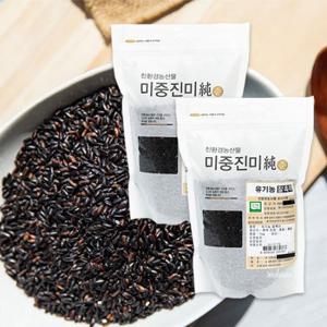 [농협] 국내산 유기농 찰흑미 1kg x 2