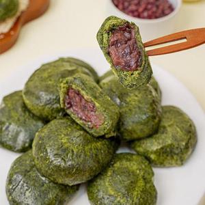 [푸드맛남] 강원도 정선 수리취 찹쌀떡 750g 15개 (선물상자)