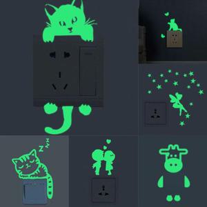 원룸생활 야광스티커 빛 벽 스티커 형광 요정 아이 침실 장식