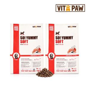 [1+1] 비타파우 쏘야미 소프트 연어&크릴 반습식사료 1.2kg