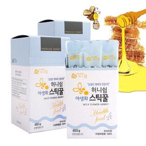 [강원양봉] 프리미엄 야생화 스틱꿀 3박스(박스당15gx30개)