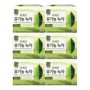 [녹차원] 유기농순수녹차 300티백 (50티백 x 6개)
