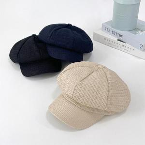 여자 남자 뉴스보이캡 여름 팔각모 메쉬 모자