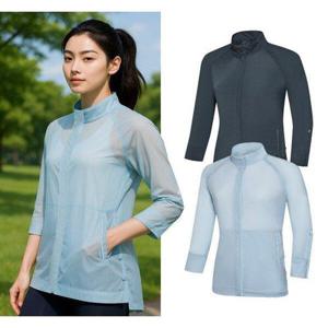 [콜핑]콜핑 여성 봄 중기장 트임 등산 8부 경량 바람막이 자켓 KSC625RJ3W