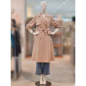 갤러리아_[SI][25S/S]볼륨 소매 A라인 트렌치 코트(SANAB2601)