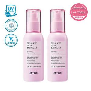 아트델리 멜라컷 선워터 100ml x2 /SPF50+, PA+++/선미스트/선크림