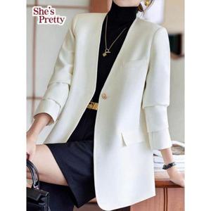 [쉬즈프리티]해피닝노카라슈트자켓