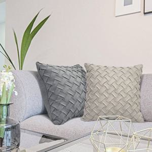 베드앤데코 위빙 입체 쿠션(솜포함)