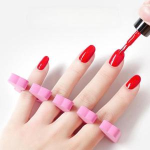 매니큐어 네일 손가락 고정 스펀지