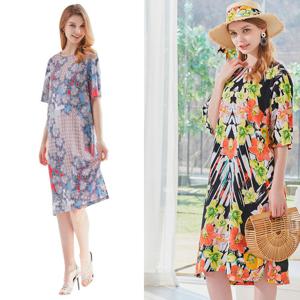 [라페어]인견 베스트 원피스 2종세트  LMOBB274