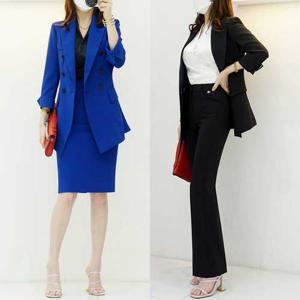스타일라떼 / 여자 여름정장세트 자켓 슬랙스 스커트 쓰리피스