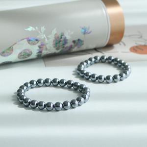 [박씨상방] 테라헤르츠 심플 원석팔찌 8미리 파워스톤 천연석