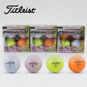 [타이틀리스트][아쿠쉬네트] 피나클 블링 2피스 골프공 골프볼 혼합 1더즌(12구)